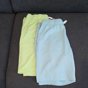 Hurley Kids' Green and Blue Shorts